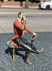 Rare Antique 1920s Austrian Vienna Cold Painted Bronze Dandy 4    Tall