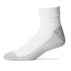 12 Pairs Big Mens Shoe Cushioned Ankle Socks Med Weight 12-15 Shoe  Usa Made