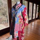 Vintage Floral Patchwork 2 Piece Set Top And Pants Size Medium Cottagecore 90 s