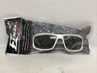 Lot Of  2  Edge Eyewear Xb146 Brazeau Torque White Scratch-resistant Smoke Lens