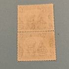 Aden Stamp Pair 1945 Sg 23a 14a Lt Bl   Brn Blk   Capture Of Aden  1839  