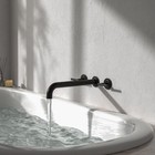 Wall Mount Tub Filler   Oil Rubbed Bronze Bathtub Faucet Long Spout Reach  