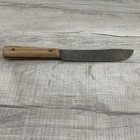 Vtg Forgecraft Hi-carbon Steel Chefs Butcher Knife 8  Blade Full Tang