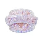3ct Round Cut Moissanite Men s Customize Wedding Ring 14k Two-tone Gold Plated