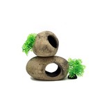 Alegi Stackable Aquarium Ceramic Decorations Rock Caves betta Fish Tank Stone 
