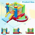Inflatable Bounce House Kids Music-themed Castle W jumping Area Blower Excluded