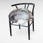 Genuine Icelandic Sheepskin Rug Long Wool Gray Moorit 51  X 31 