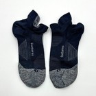4 Pairs Men s Elite Athletic Ultra Light No Show Socks Size Med Black Feetures