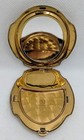  Elgin American Makeup Compact Vintage Gold Tone Rose Pattern 