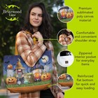 Briarwood Lane Halloween Gnomes Canvas Tote Bag 15  X 14  X 7 