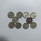 90  Silver Us Dimes Mixed Lot Pre 1965 Lot Of 10
