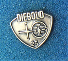      Diebold Safe Co  Sterling 25 Year Employee Service Award Tie  Lapel Pin Badge