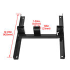 2x H-shape Steel Adjustable Target Stand For Paper Silhouette Shooting Black