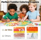 36 Colors Washable Twistable Crayons Kids Non-toxic Coloring Set Smooth Easy Gri