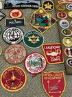 70   s Vintage  Boy Scouts Of America Sash W merits patches  Arrow Sash   Cap 55pc