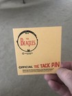 Rare The Beatles Display Card For The Beatles Tie Tack Pin 1964