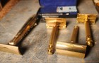Vintage Gillette Safety Razors Lot 5 Gillette  2 Gem  1 Eversharp 1 Optimo