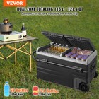 Vevor Portable Car Refrigerator Freezer Compressor 115 L Dual Zone For Car Home