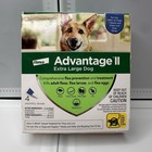 Advantage Ii For Extra Large Dogs Over 55 Lbs  4 Pack - Flea Treatment Lot Of 3