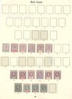 Early Gold Coast 1898-1935 Mint Collection On 3 Album Leaves  Values To 10 -   