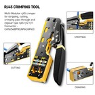 Zoerax Ethernet Crimping Tool Kit Rj45 Crimp Tools cat5 Cat5e Cat6 Rj45 Crimp   