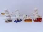 1997 Danbury Mint Pillsbury Doughboy June July August December Calendar Figures