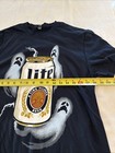 Miller Lite Beer Navy Blue Short Sleeve Crew Neck T-shirt Men s Medium Ghosts
