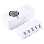 New Automatic Toothpaste Dispenser  5 Toothbrush Holder Set Wall Mount Stand
