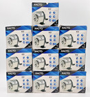 Lot Of 10 - X-acto Ks    Pencil Sharpeners - Wall Mount Manual Crank Metal - New 