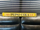 1950   s Pepsi Cola Porcelain Enamel Door Push Pull Old Country Store Sign