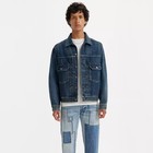 Levi s Men   s Trucker Type 2 Premium Denim Jean Blue Jacket Size Large