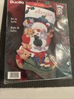 Bucilla Felt Applique Holiday Stocking Kit Christmas Hugs  84589 Garbrandt 18 