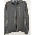 Kuhl Revel Full Zip Sweater Jacket Charcoal Gray Mens Xl Fleece Lined Hiking