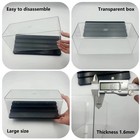 4-steps Acrylic For Minifigure Display Case Stackable Box Clear Dustproof Clear
