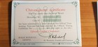 Rolex Cronometer Certificate Vintage 1959 English No  Rp  1199  V 59-10000