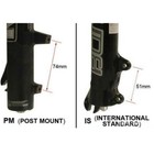 Pm is Front Rear 180 203mm Caliper Disc Brake Mtb Bike Brake Adapter Rotors Cnc