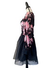 Free People X Emerald Sundae   Floral Lace Top   Black Tulle Mini Skirt   Combo