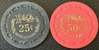 Vintage 1971 Union Plaza Casino Gaming Chips Las Vegas Nv Rare 