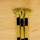 Anchor Threads Metallic Hand Embroidered Cotton Thread Skeins Light Golden 25 Pc