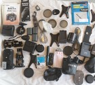 Lot Of  50  Plus Photography Accessories Hood Filters Lenses Remotes Chargers