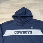Nike Dallas Cowboys Hoodie Men s Xl Blue Polyester Sweatshirt Nfl