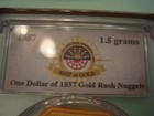 1 5g Gold Nuggets From 1857 Ss Central America Shipwreck  Pcgs Certified