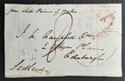 1851 New South Wales Australia Ship Letter Front Cd Sydney-edinburgh
