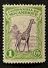 Travelstamps  1937 Mozambique Company  Stamps Scott  175 Giraffe Mnh Og