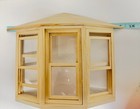 1 12 Scale Dollhouse Miniature Bay Window Doors Windows Architectural Lot 7pc