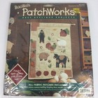 Bucilla Patchworks Applique Project Kit 41141 Eieio Farmer Barn Cow Pig Sheep
