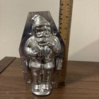 Antique Vintage Santa Claus St  Nick Christmas Metal Chocolate Candy Mold 