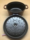 Staub Cast Iron 4-qt Round Cocotte - Grenadine  Made In France