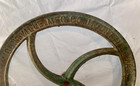 Antique Mountville  Pa 20  Diameter Cast Iron Crank Wheel - Coffee meat Grinder