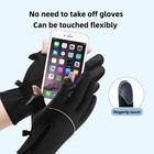 Poonwei Touch Screen Winter Gloves Waterproof Windproof Thermal Medium  Black